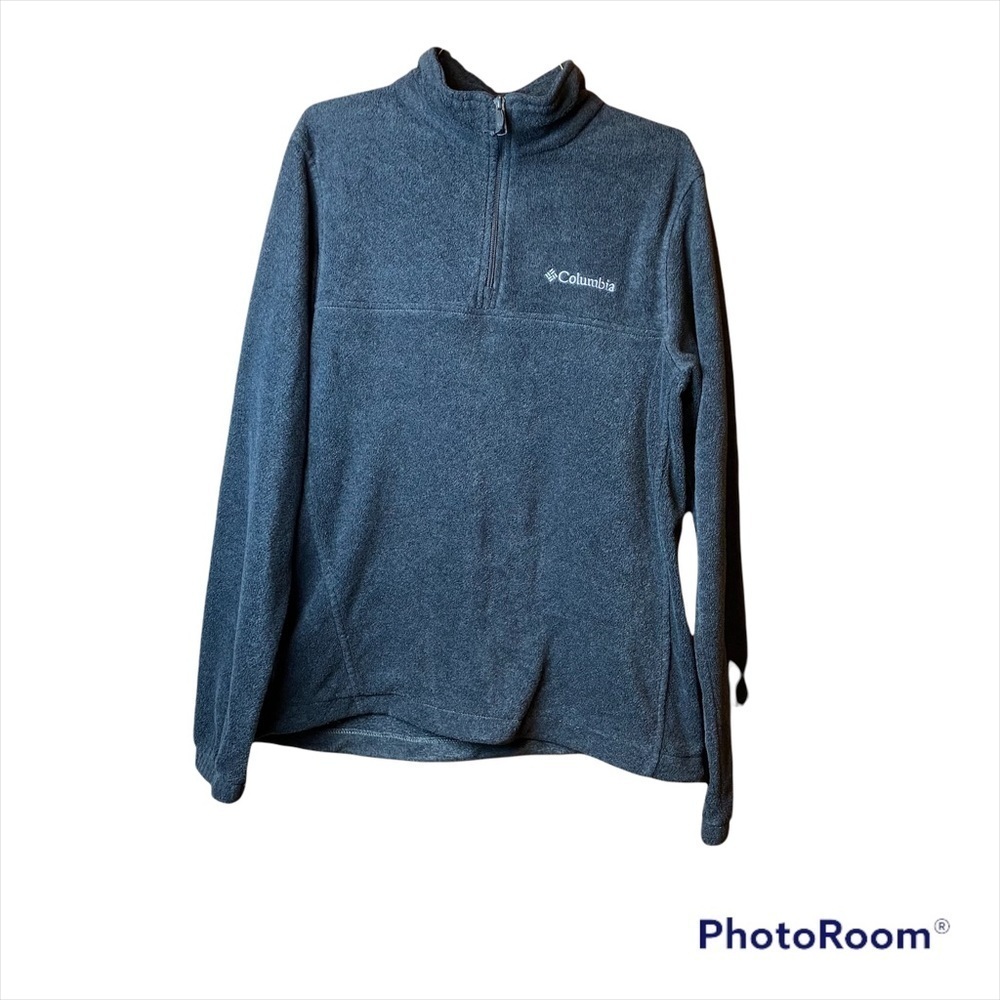 Columbia Fleece 1/4 Zip Pullover Women's Size Medium Gray